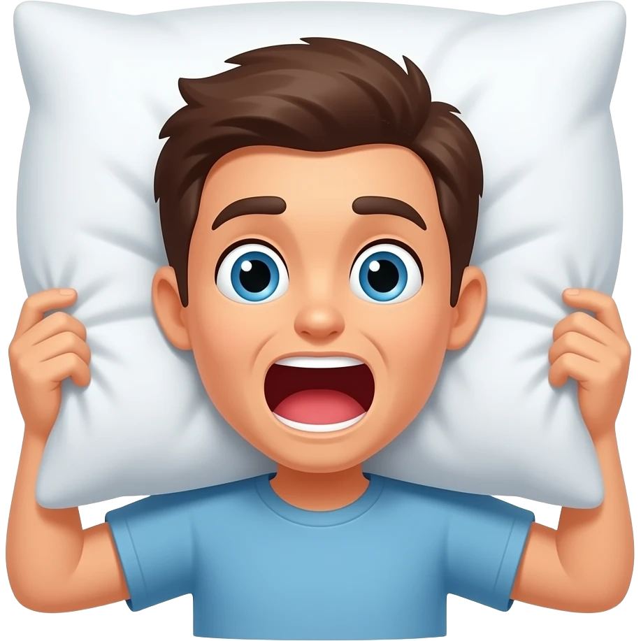 screaming into a pillow emoji emoji