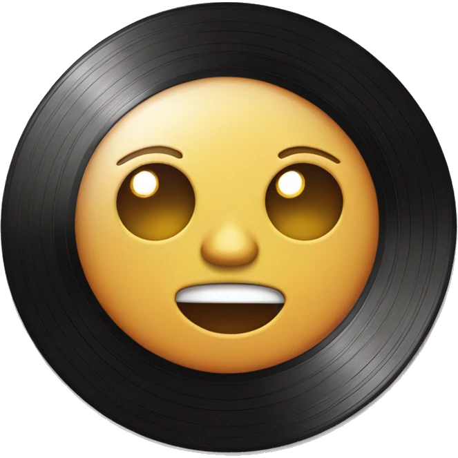 Vinyl-record-player emoji