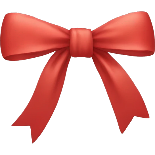 bow red emoji