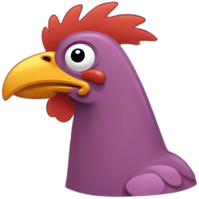 ultra hyper chicken futurama emoji
