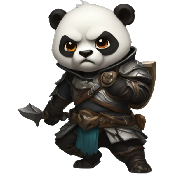 Diablo 4 Panda rogue emoji