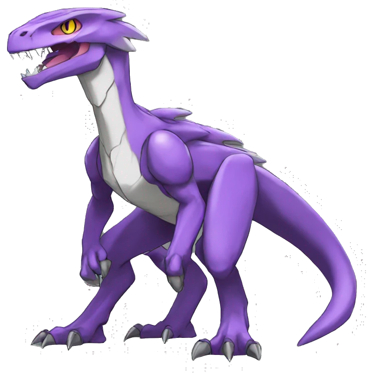  Cool Edgy Digimon-Fakemon-Raptor-Genesect-Dragon full body emoji