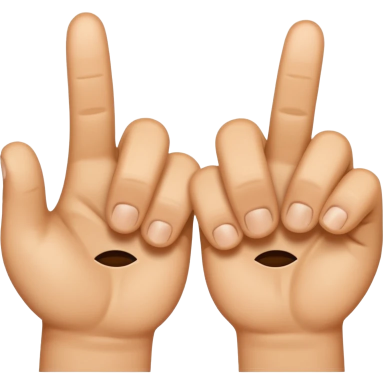 Two thumbs down emoji