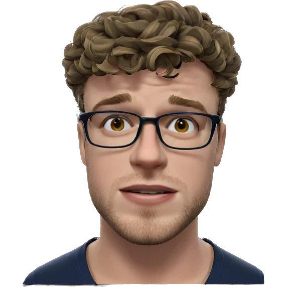 male portrait with glasses emoji