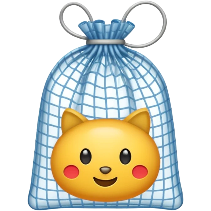 net bag,  mesh storage bag emoji
