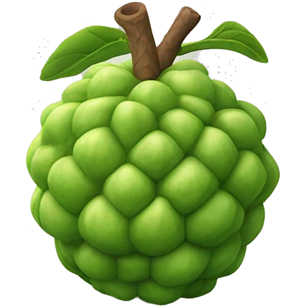 3D sugar apple  emoji