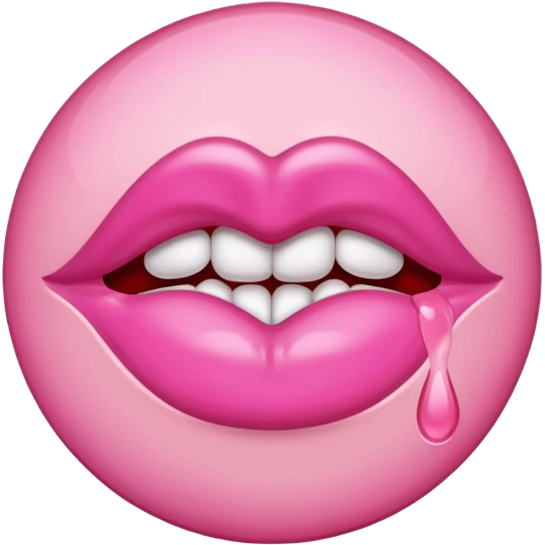 pink kiss mark emoji