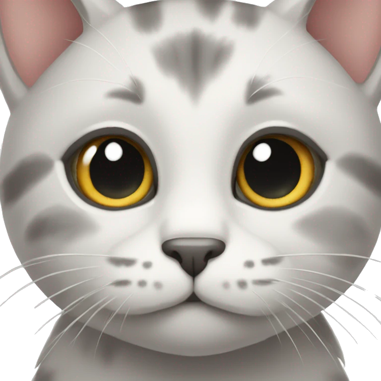 cat with big gray eyes emoji