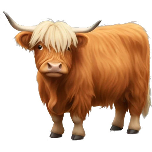 Highland cow emoji