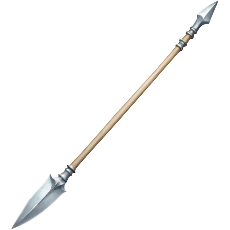 Long thin bone spear weapon emoji