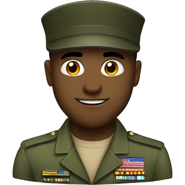 Military guy emoji