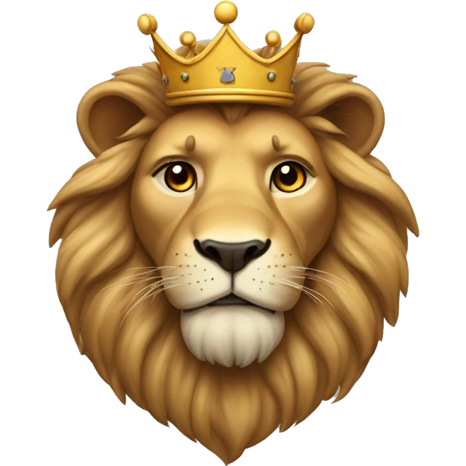 lion with crown emoji