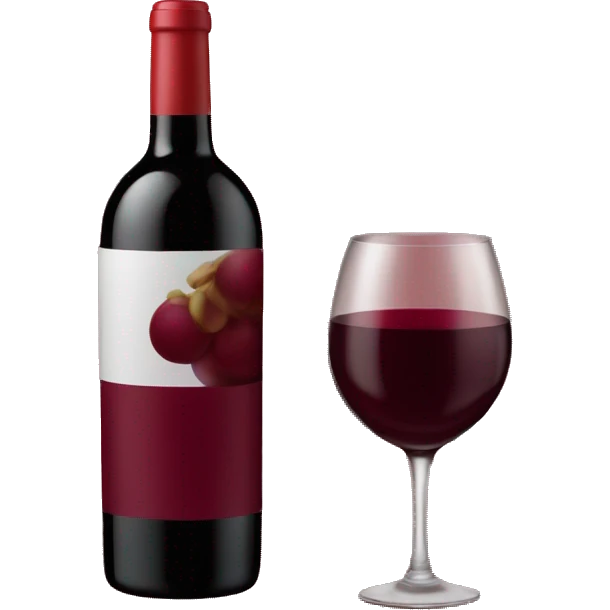 Wine red emoji