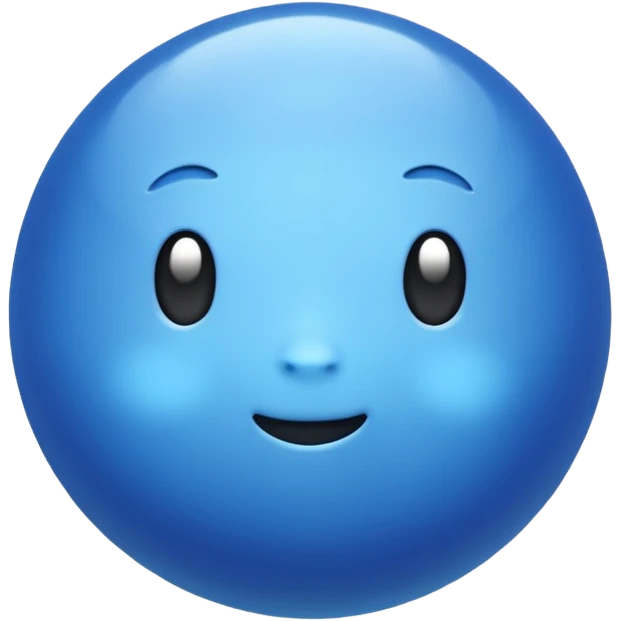 Blue blohsh  emoji