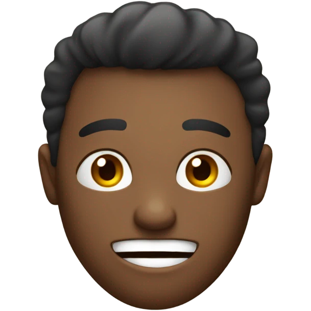 Happy but angry emoji
