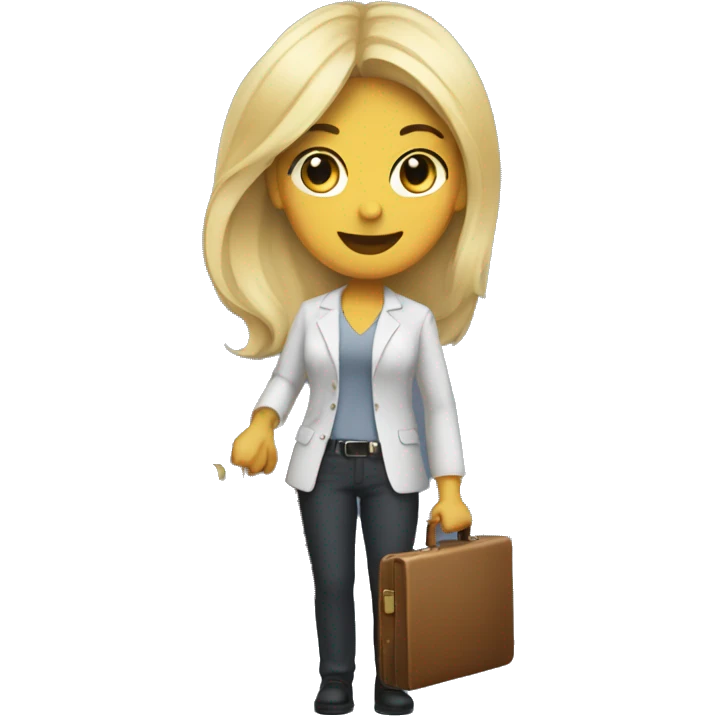 blondie holding out briefcase emoji