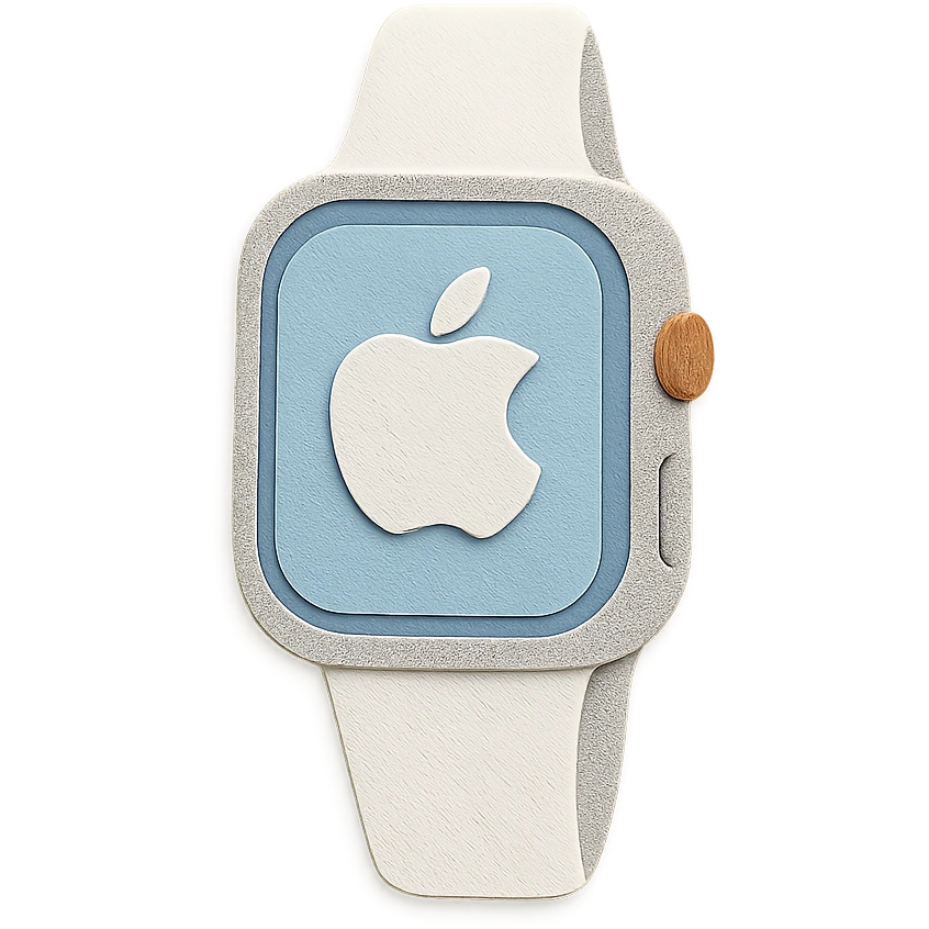 white apple watch emoji