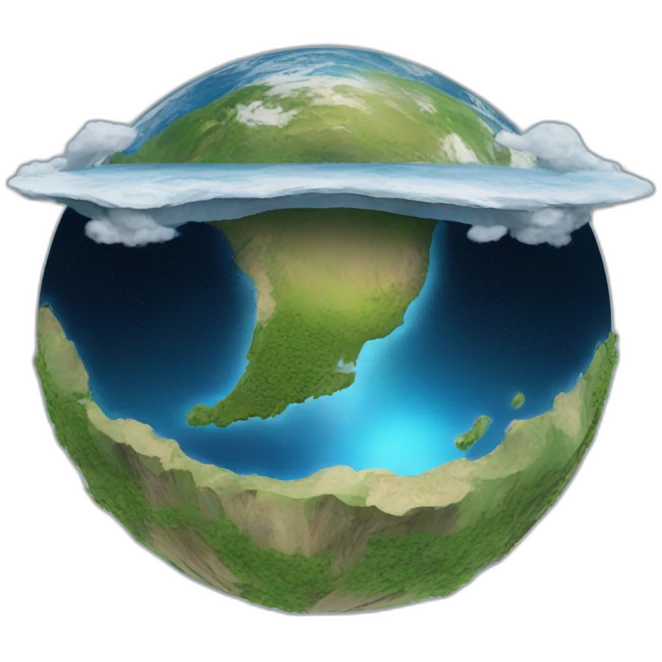 flat earth emoji