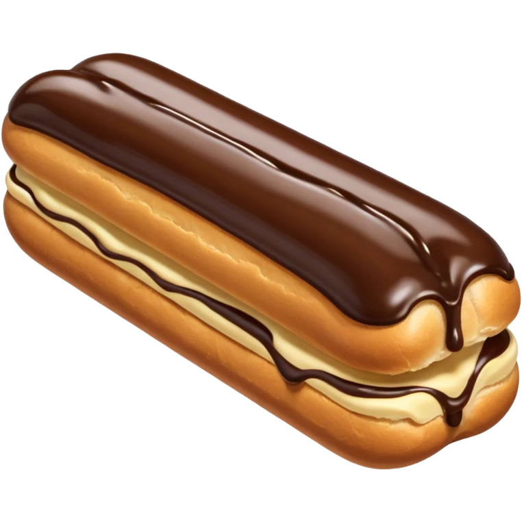 Chocolate-glazed éclair





















 emoji
