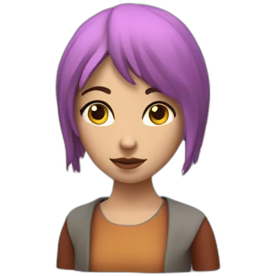 Osetian kavkaz 3D girl emoji