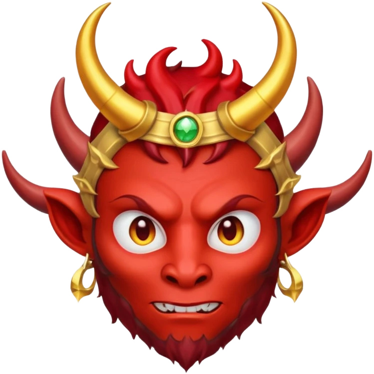 Devil with halo emoji