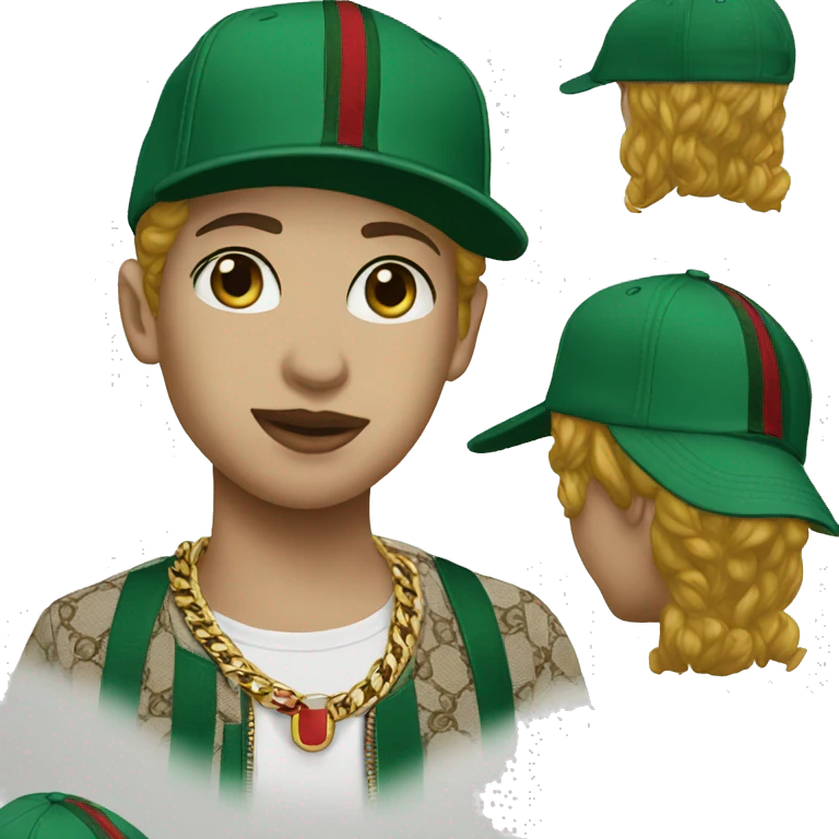 Casquette gucci emoji