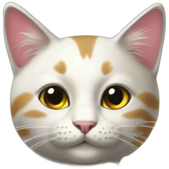 cat flower power emoji
