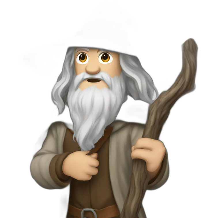 gandalf dealing with frodo emoji