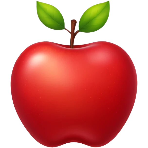red apple emoji