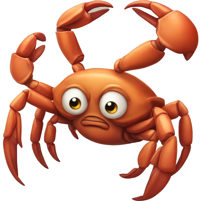 human crab pose emoji