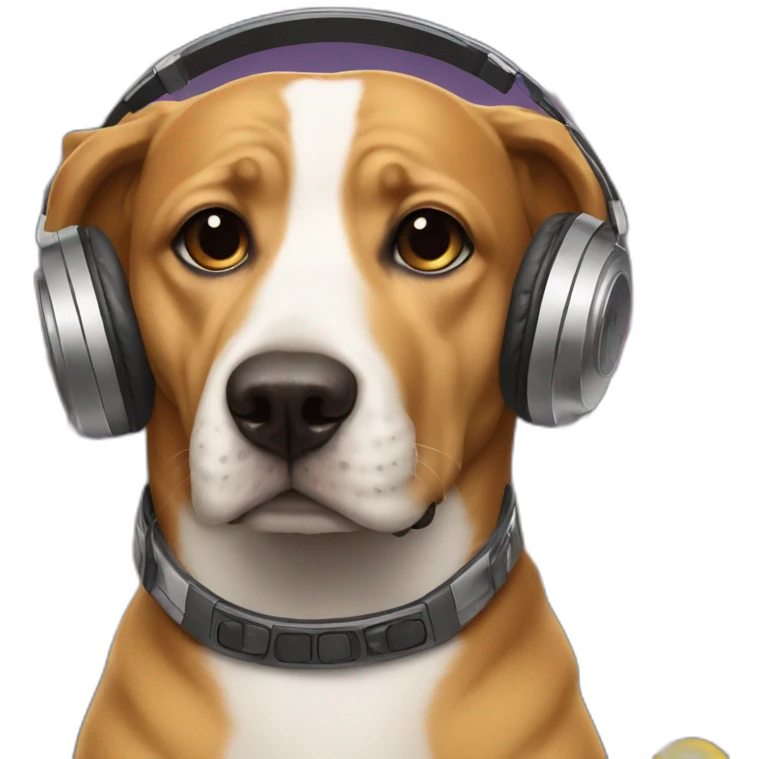 Dj Dog  emoji