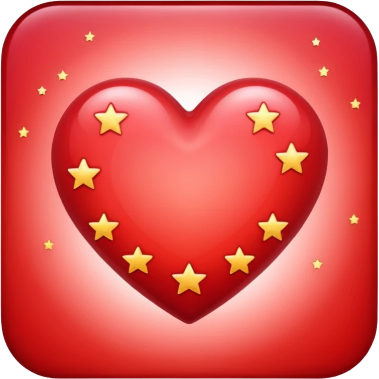 Heart with stars emoji