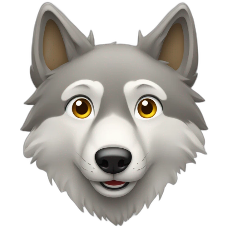 un loup dans une bergerie emoji