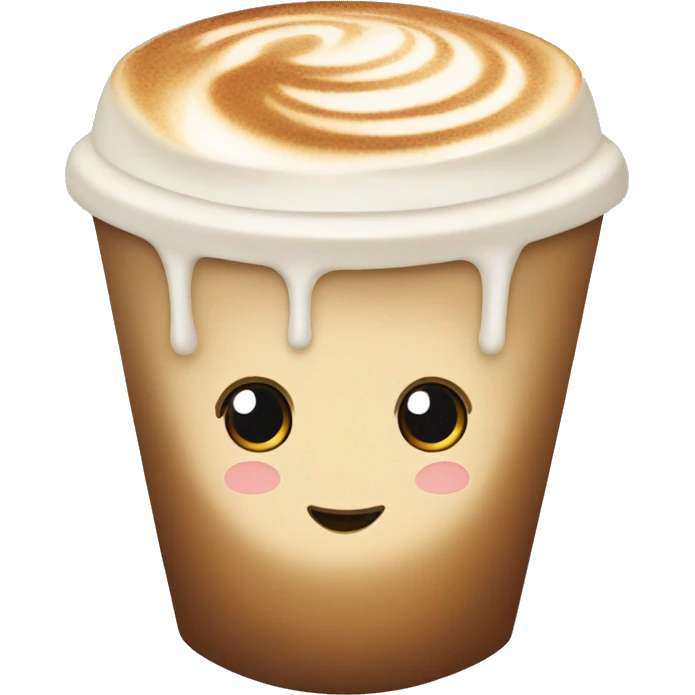 Vanilla latte  emoji