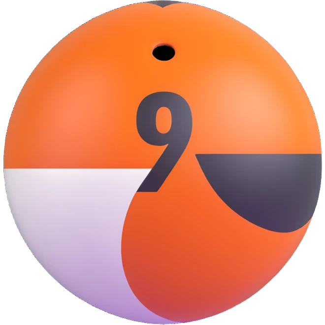 pool ball number 9 emoji