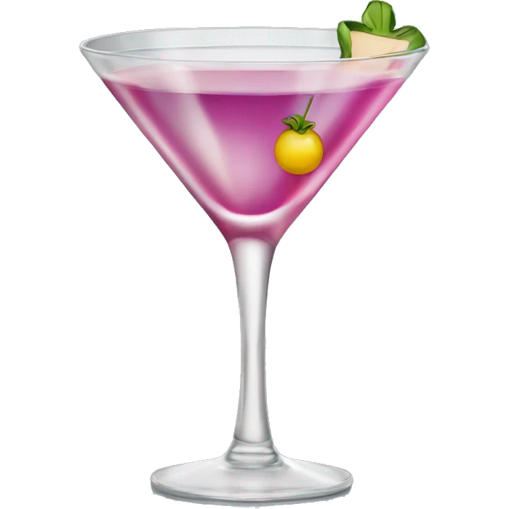 Pornstar martini cocktail glass emoji