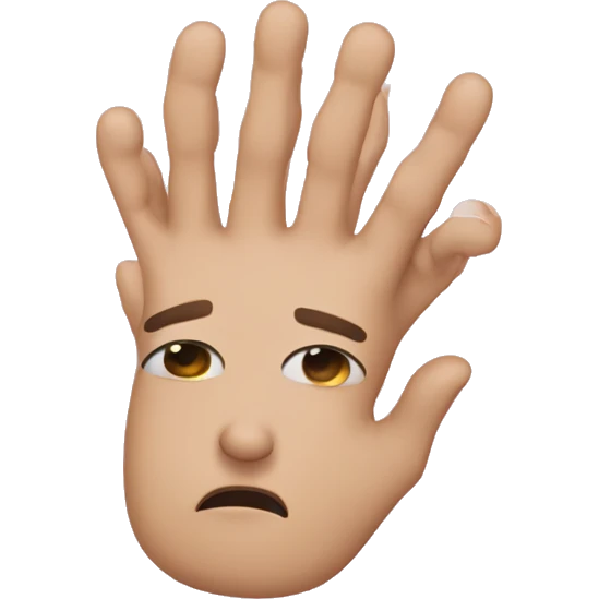 Face palm emoji