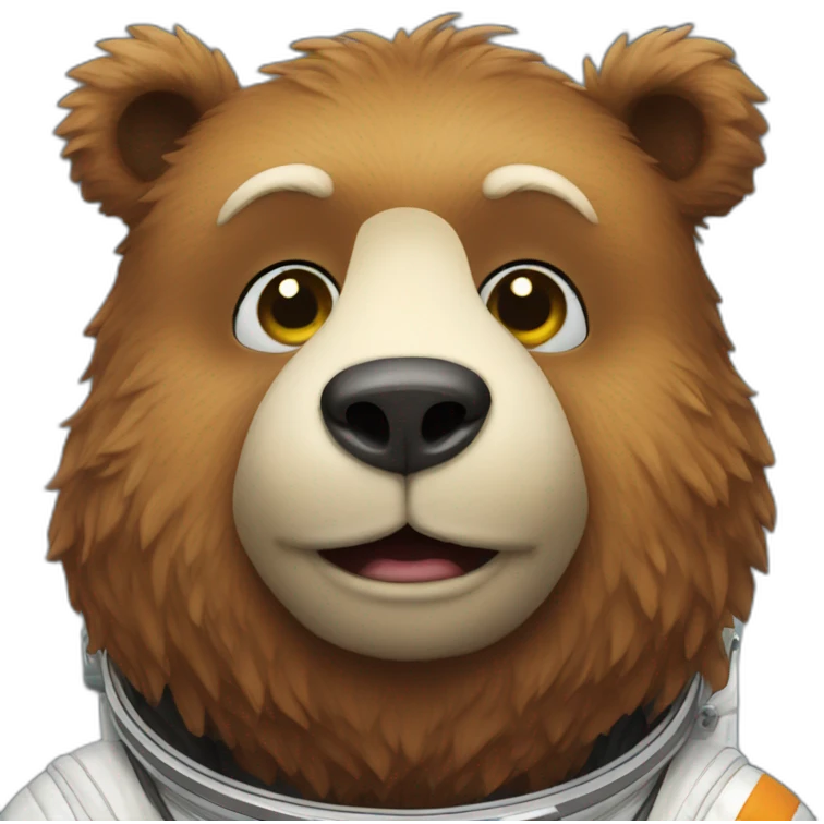 bear astronaut emoji