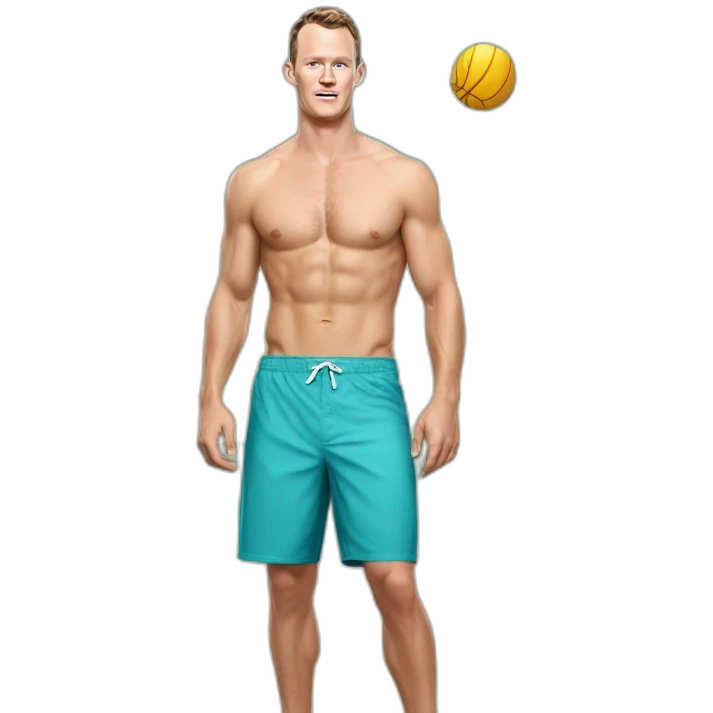 Jonathan Toews as a beach bum emoji