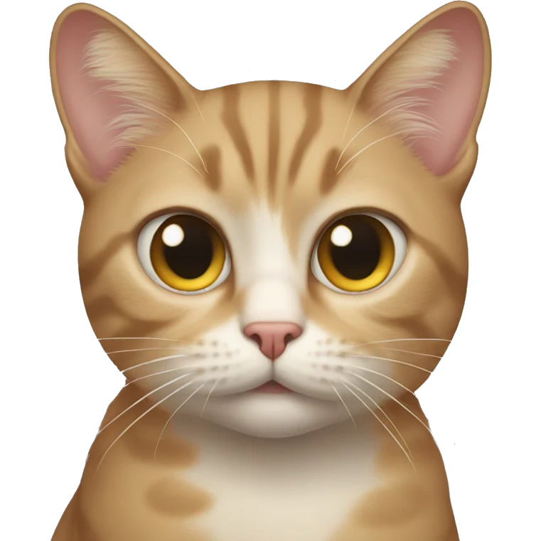 cat with a don't know face emoji