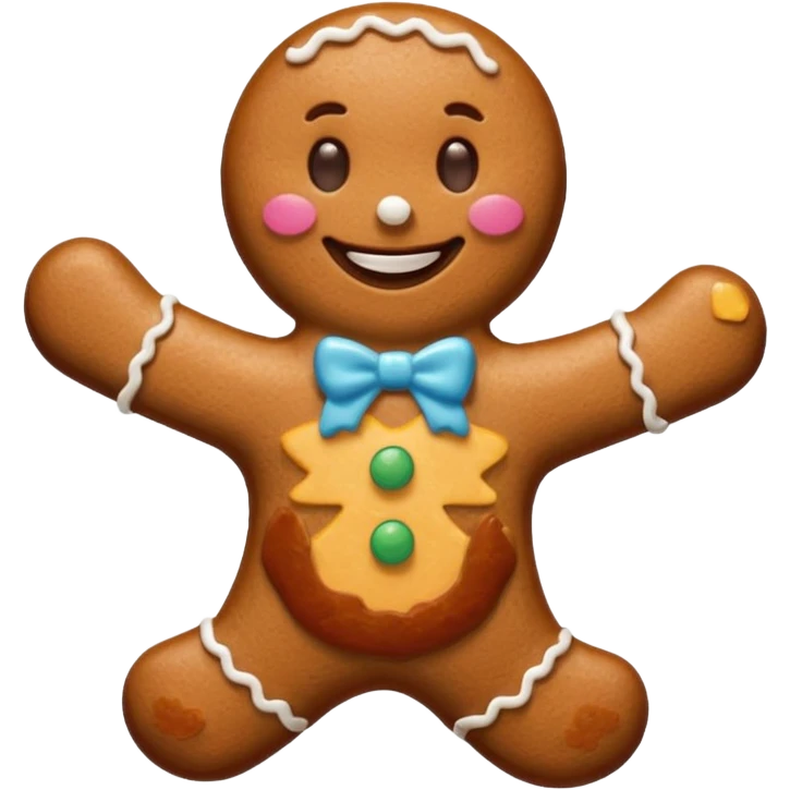 Omino pan di zenzero emoji