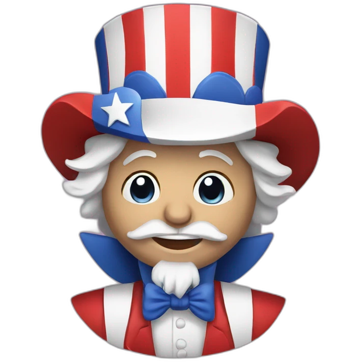 cute uncle sam emoji