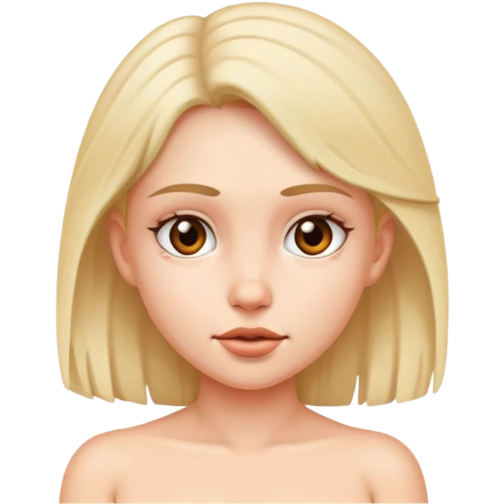 Naked girl  emoji