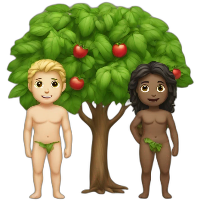 Adam and eve emoji