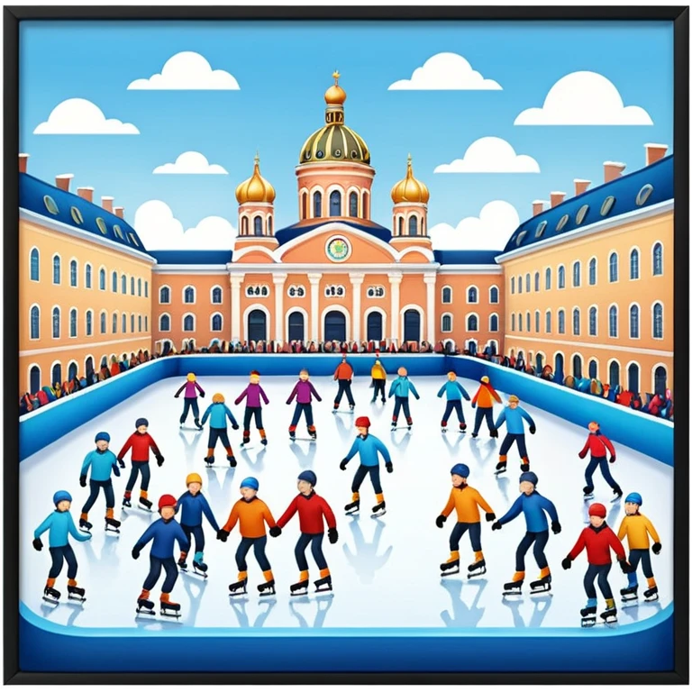 Ледовый дворец в Санкт-Петербурге emoji