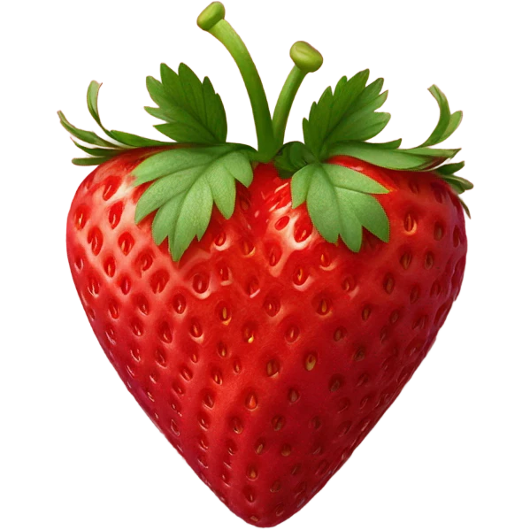 strawberry love heart emoji