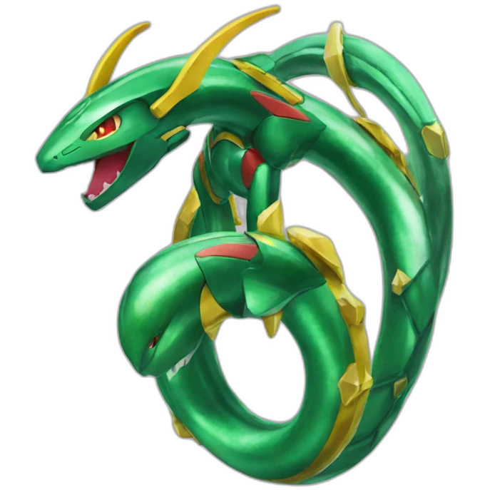 Mega rayquaza shiny emoji
