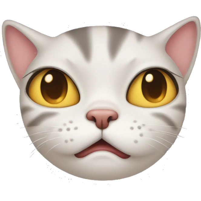 Crying cat with kiss emoji