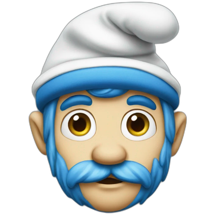 Smurf emoji