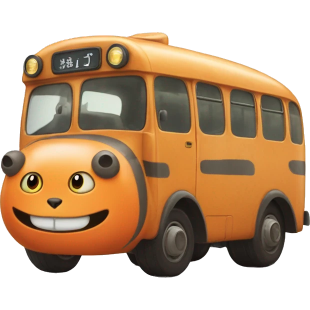 Totoro orange cat bus  emoji